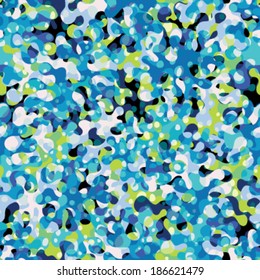 Seamless Abstract Pop Camo Art Background Pattern