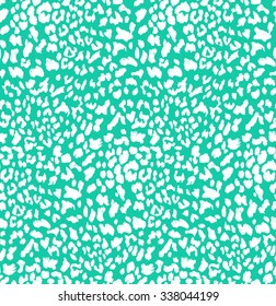 Seamless abstract print with leopard skin imitation. Vector illustration. 