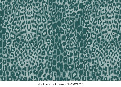 Seamless abstract print with leopard skin imitation. Vector illustration.