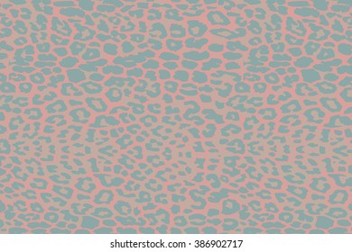 Seamless abstract print with leopard skin imitation. Vector illustration.