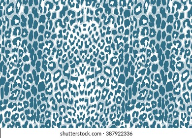 Seamless abstract print with leopard skin imitation. Vector 