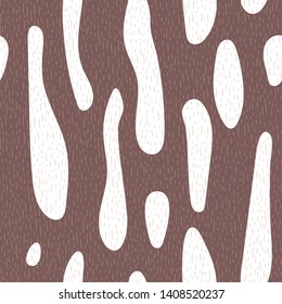 Seamless abstract print with skin imitation. Vector illustration.