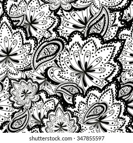 Seamless abstract psychedelic pattern. 