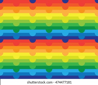Seamless Abstract Rainbow Color Gradient Pattern Background