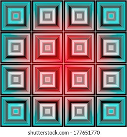 Seamless abstract rectangle geometric pattern