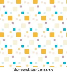 Seamless abstract rectangle vector pattern background design template 