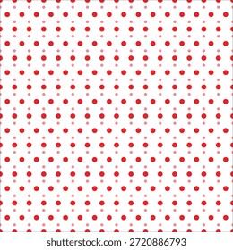 Fundo de padrão de elipse vermelha abstrata uniforme