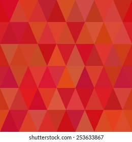 Seamless Abstract Red Geometric Pattern