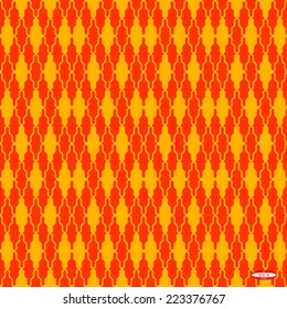 seamless abstract red orange pattern with yellow texture. vector