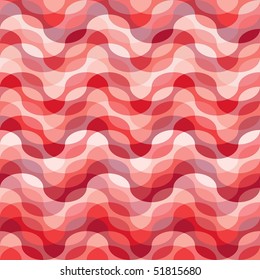 Seamless abstract red wave texture