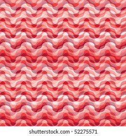 Seamless abstract red wave texture