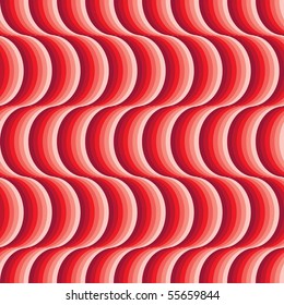 Seamless abstract red wave texture