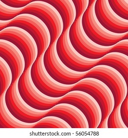 Seamless abstract red wave texture