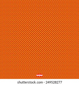 seamless abstract red yellow pattern sand texture with red rhombus on orange background vector