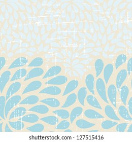 Seamless abstract retro drops pattern.