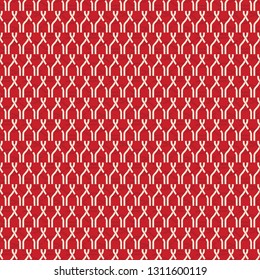 Seamless abstract retro geometric pattern. Chain elements aranged in overlapping vertical and horizontal layout.