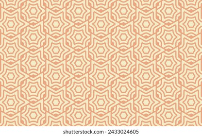 Seamless Abstract retro or Modern curve shape pattern design