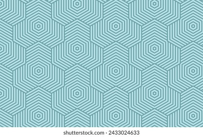 Seamless Abstract retro or Modern curve shape pattern design