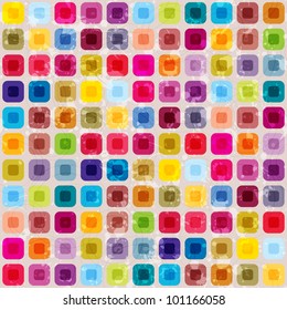 Seamless abstract retro pattern