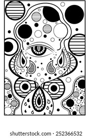 Seamless abstract retro pattern can be used for wallpaper, website background, textile printing. Modern monochrome geometric texture.