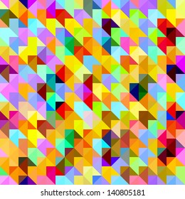 Seamless abstract retro pattern / Seamless pattern with geometric 