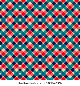 Seamless abstract retro pattern / Seamless pattern with geometric 