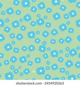 Seamless abstract rose flower pattern design