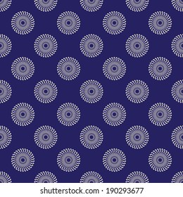 seamless abstract rounds wallpaper background pattern design