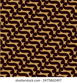 Patrón de diseño de letra S abstracto sin costuras. Utilizado para superficies de diseño, telas, textiles.
