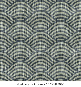 Seamless Abstract Scallop Background Pattern