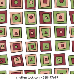 Seamless abstract simple pattern. Can be used for wallpaper, webpage background, wrapper paper, textile and fabrick. Vector illustration. Eps 10.  