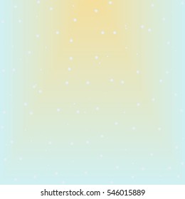 Seamless abstract snow pattern vector, blue background