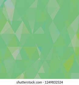 Seamless Abstract Soft Green Triangle Vector Pattern
