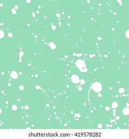 Seamless abstract splash blots background. Abstract color ink stains pattern. Color blots backdrop for wallpaper, cards, invitations, interior decoration. Vector illustration.
