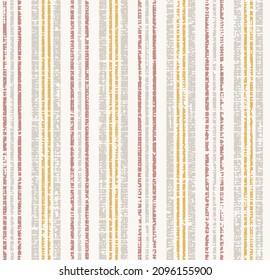 Seamless abstract spring striped, stripes, lines on linen textures background Arts vintage effect ,modern seamless pattern blooming stripes yellow, pink, grey, beigeon white background