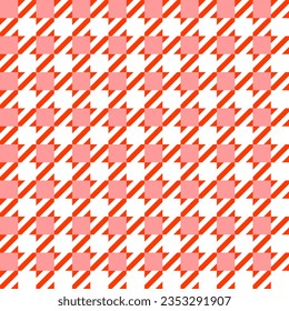 Seamless abstract square background.Geometric square pattern.Simple fabric pattern background. red stripes pattern. Grid background.Curtain pattern illustration.Wallpaper background.