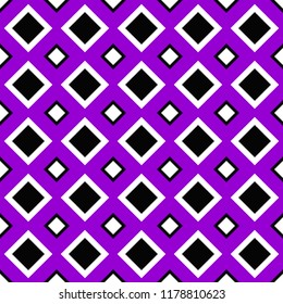 Seamless abstract square pattern background design - colored vector graphic