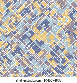 Seamless abstract square pattern. Stylish antique background. Abstract Art Deco pattern.