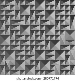 Seamless abstract squares pattern gray color, vector