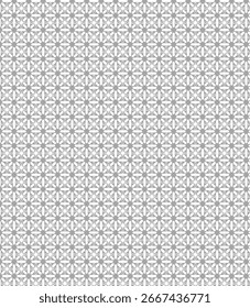 Padrão de linha geométrica de estrela abstrata sem costura com grade simétrica, design de fundo repetitivo decorativo para papel de parede, têxtil e tecido moderno