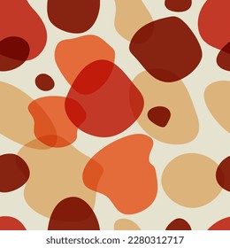 Seamless Abstract Stone Pattern, Organic Hand Drawn Background, Nature Pattern