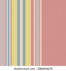 Seamless abstract stripe pattern. Colored striped pixel background. Textile design. Vector graphics of printing on fabric, shirt, textile, curtain and tablecloth.