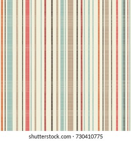 Seamless abstract stripe pattern in retro colors. Endless geometric pattern can be used for ceramic tile, wallpaper, linoleum, textile, greeting or invitation card, web page background.