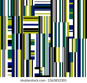 Seamless abstract striped background ,colorful rectangles. Stripe seamless pattern with colorful vertical parallel colors. Modern vector pattern stripes abstract geometric background.  Various lines.