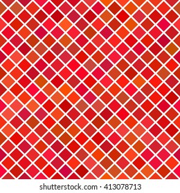 Seamless abstract striped diagonal red background. Mosaic pattern. Vector Illustration