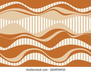 Impresionado abstracto sin inconvenientes, ondulado con un patrón colorido.Diseño vectorial para la impresión y el fondo de la moda.