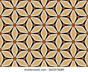 Patrón de flores estilizadas abstractas y sin inconvenientes sobre fondo negro.Diseño vectorial para impresiones y fondos de moda.