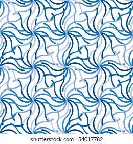 Seamless abstract swirl line pattern