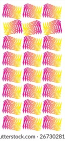 Seamless abstract swirl pattern vector with pink orange yellow gradient spiral shapes, modern decorative geometric background design for textile, wallpaper, wrapping, digital art and creative projects