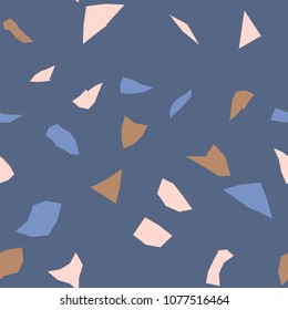 Seamless abstract terrazzo pattern.